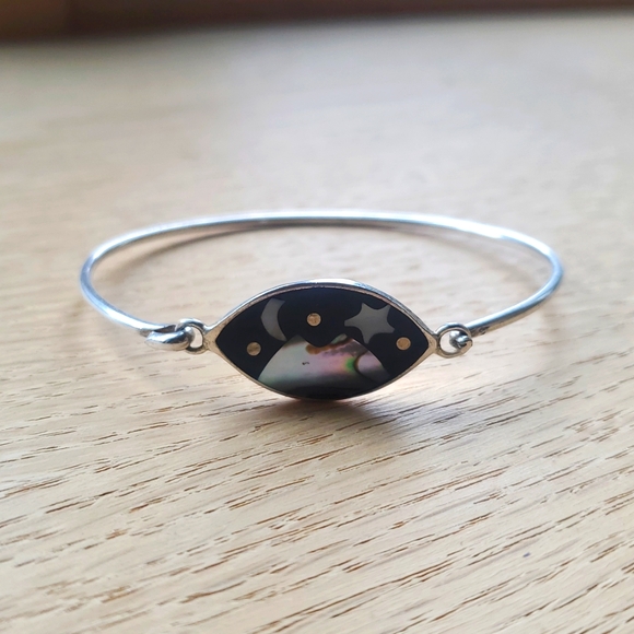 Vintage Alpaca Silver bracelet - Picture 2 of 4